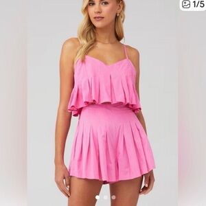 Free People Pink High Waist Shorts